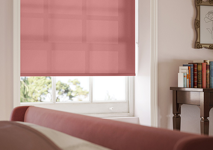 Trapani, Burgundy - Twist&Fit Roller Blind - Image 5
